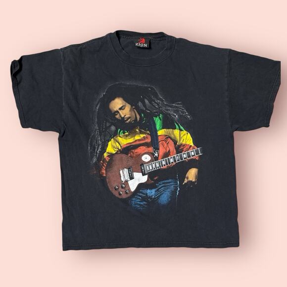 Zion Rootswear 2006 Bob Marley T Shirt Size Large Men’s Vintage Y2K Graphic Tee - Picture 1 of 4